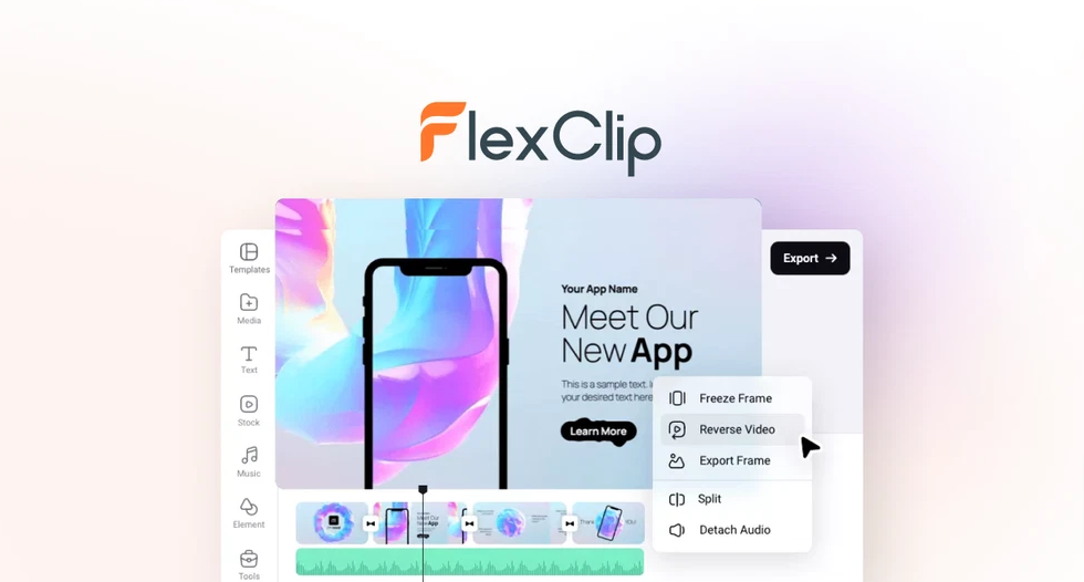 FlexClip Lifetime Deal In Appsumo