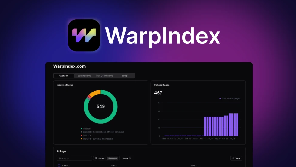 WarpIndex Lifetime Deal