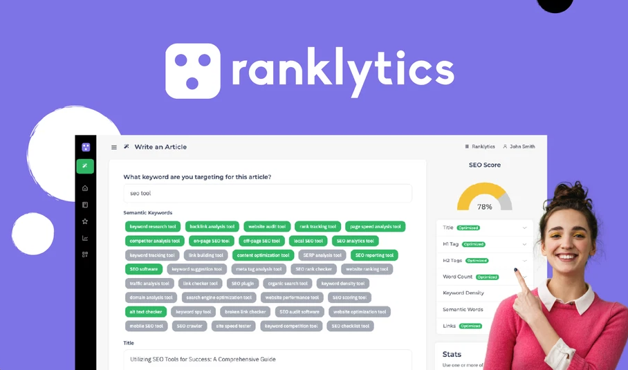 Ranklytics Complete AI SEO Toolkit (Black Friday Deal 2024)